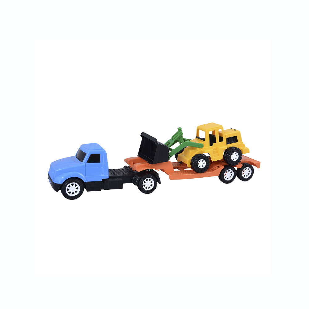 CARRETA COM MINI PÁ CARREGADEIRA